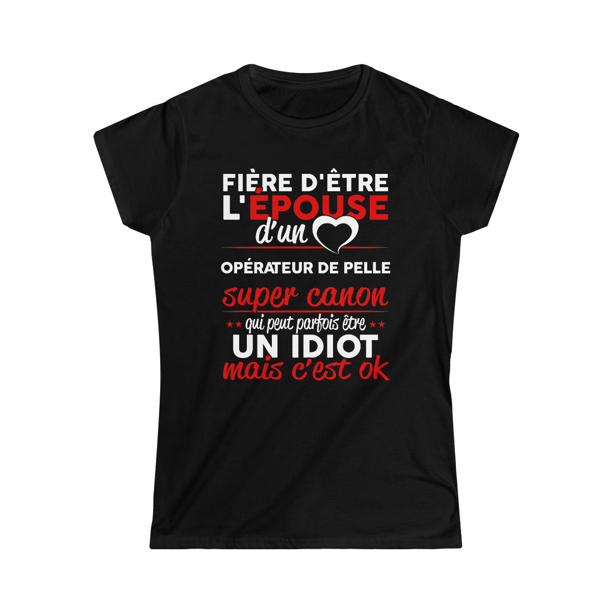 Épouse d'un Opérateur de Pelle idiot