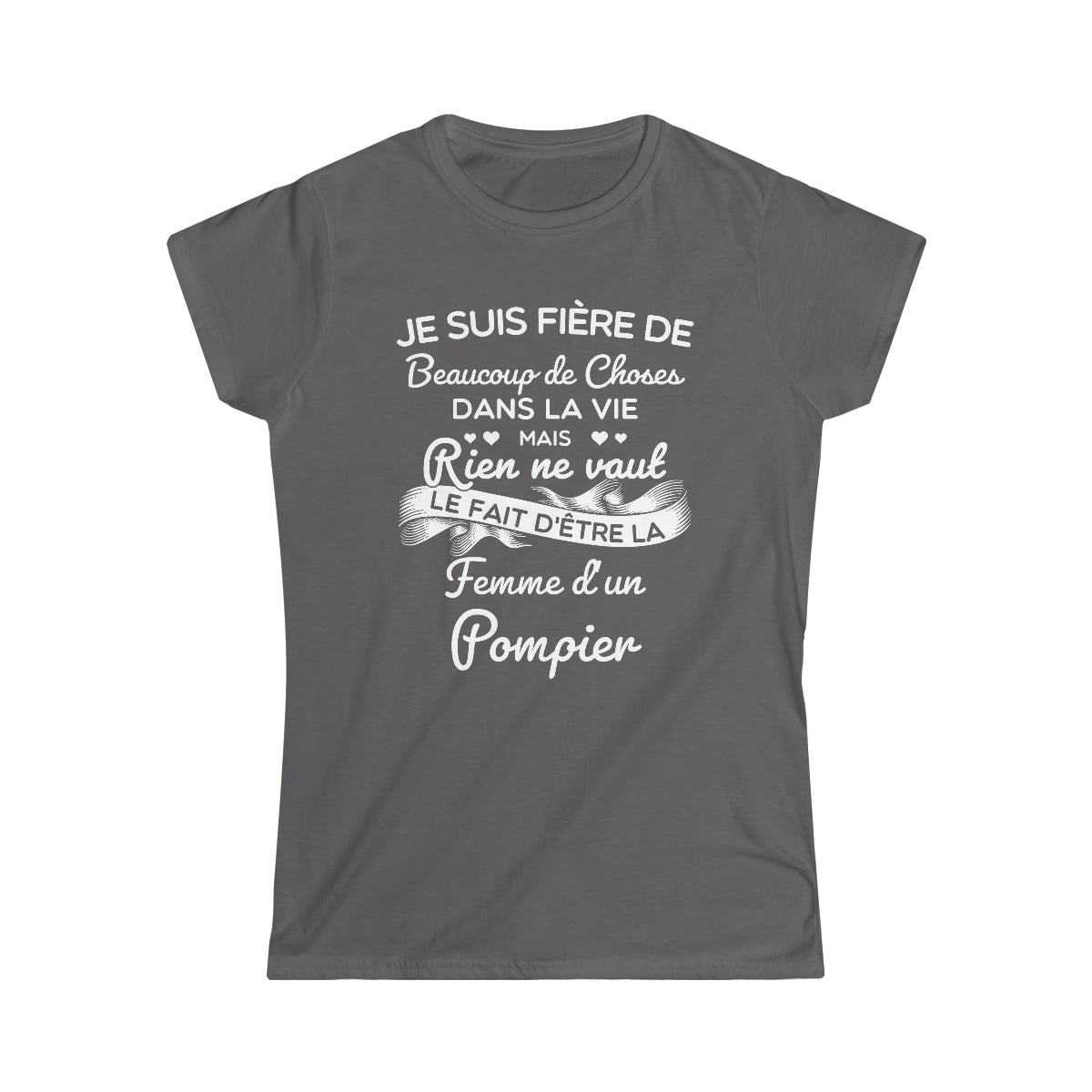 Fière femme d'un Pompier