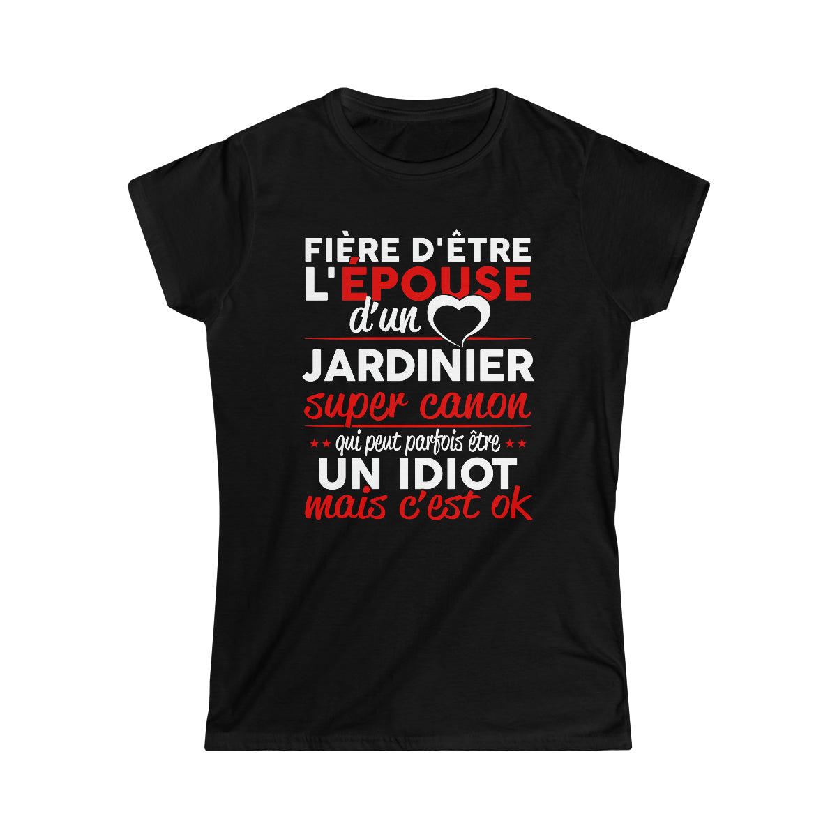 Épouse d'un Jardinier idiot