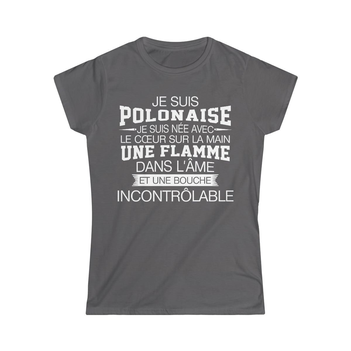 Je suis Polonaise, je suis née avec le coeur sur la mai