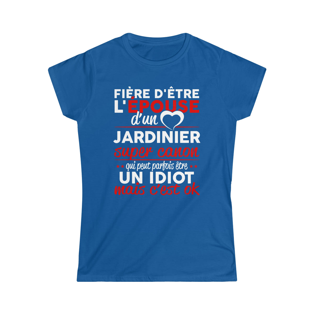Épouse d'un Jardinier idiot