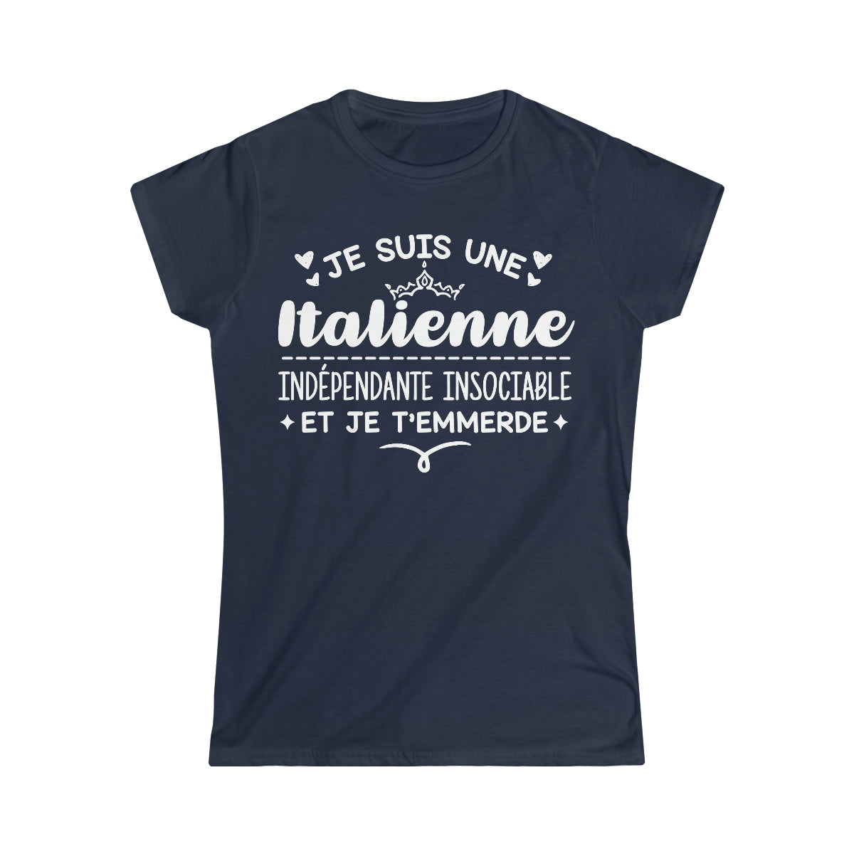 Je suis une Italienne indépendante insociable