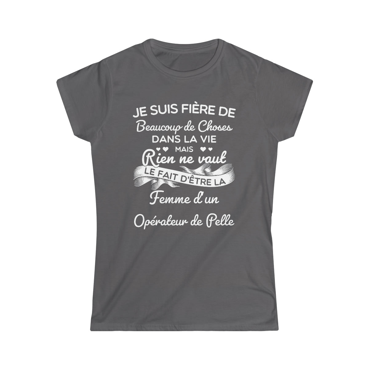 Fière femme d'un Opérateur de Pelle