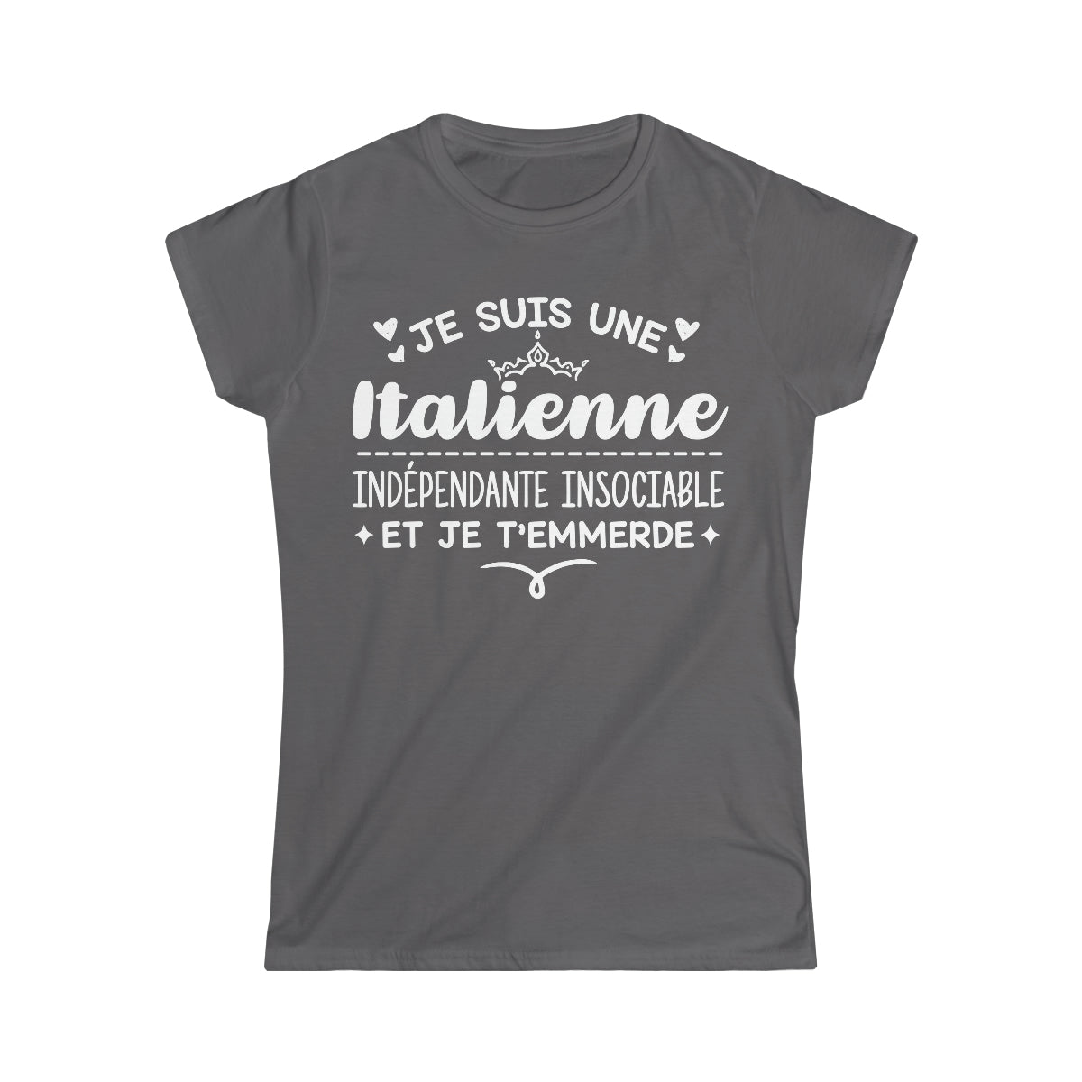 Je suis une Italienne indépendante insociable