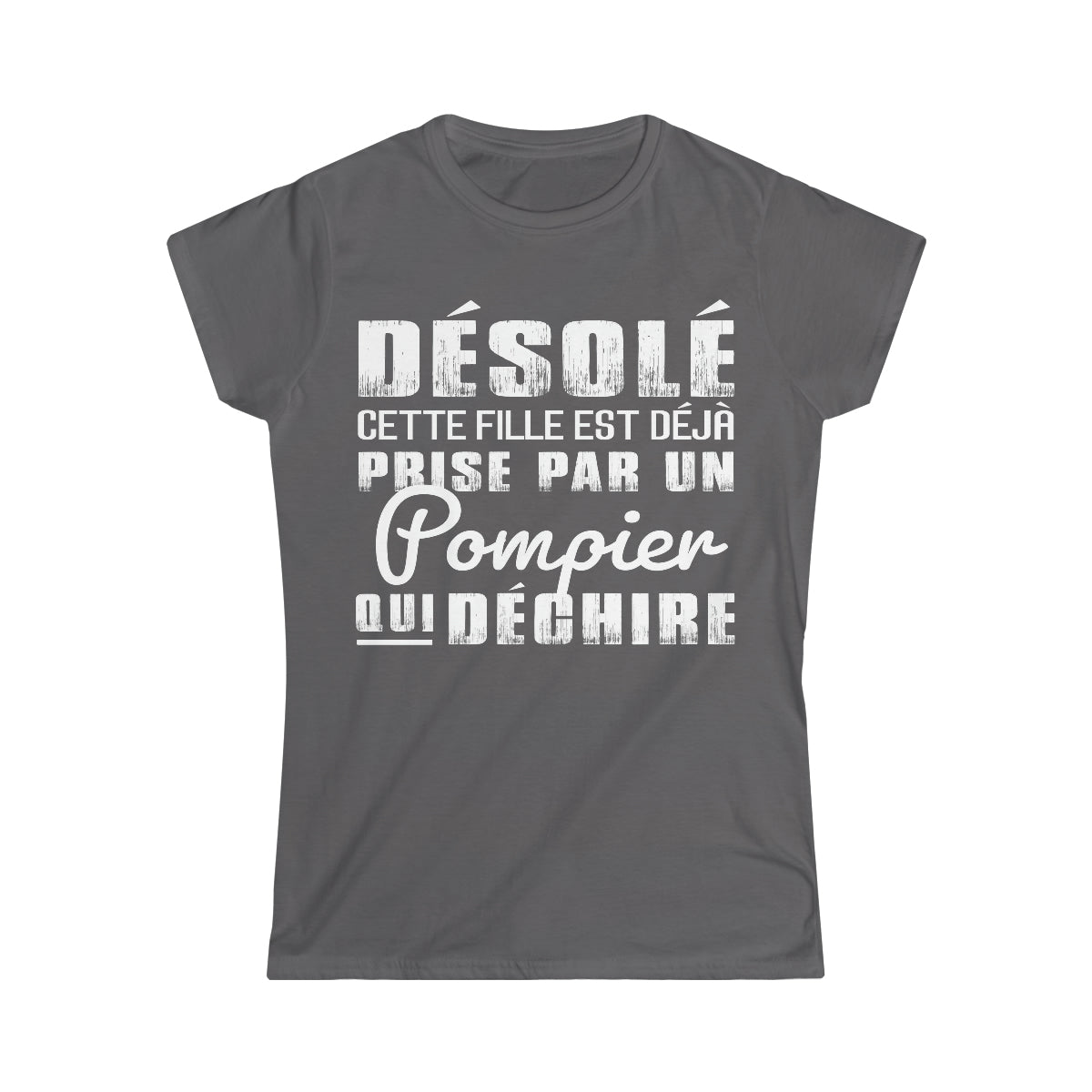 Prise par un Pompier qui déchire