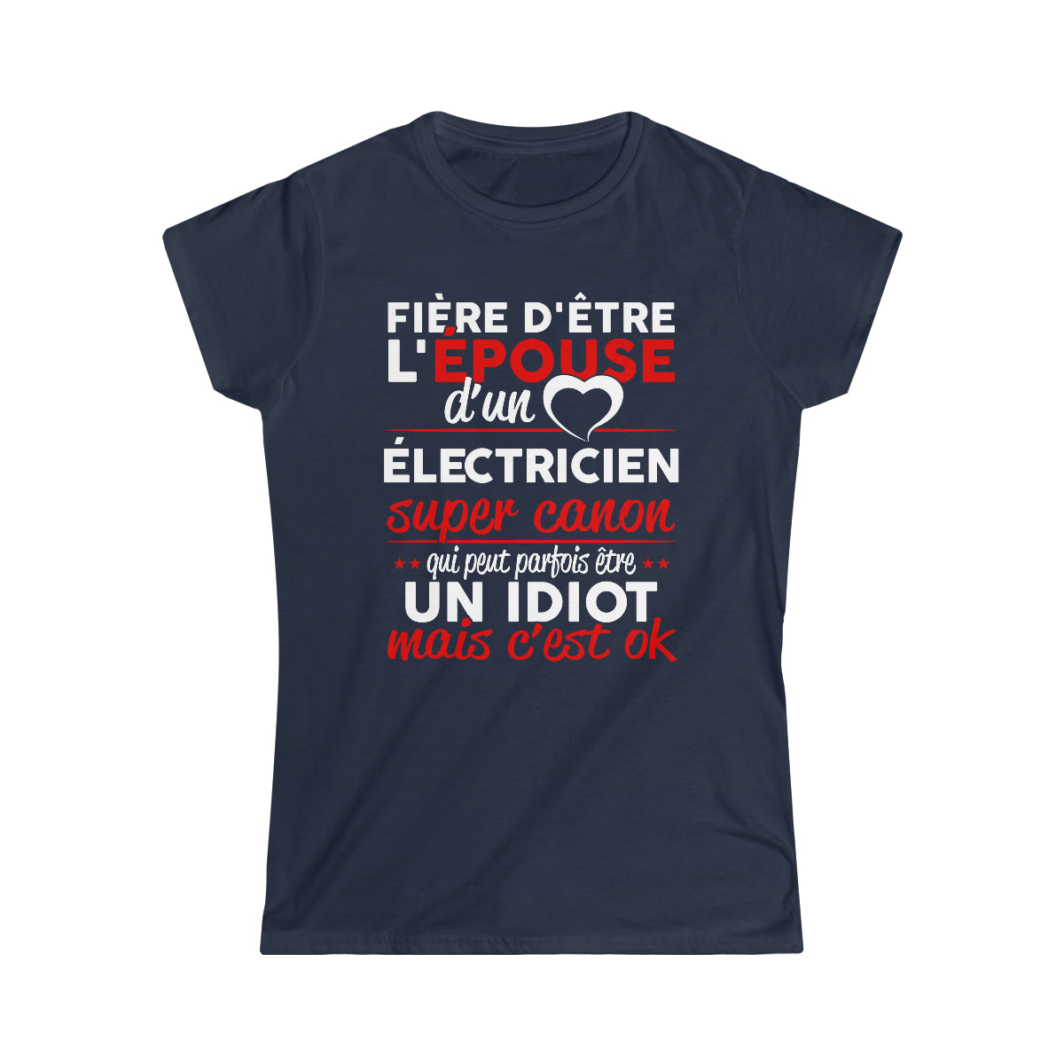 Épouse d'un Électricien idiot