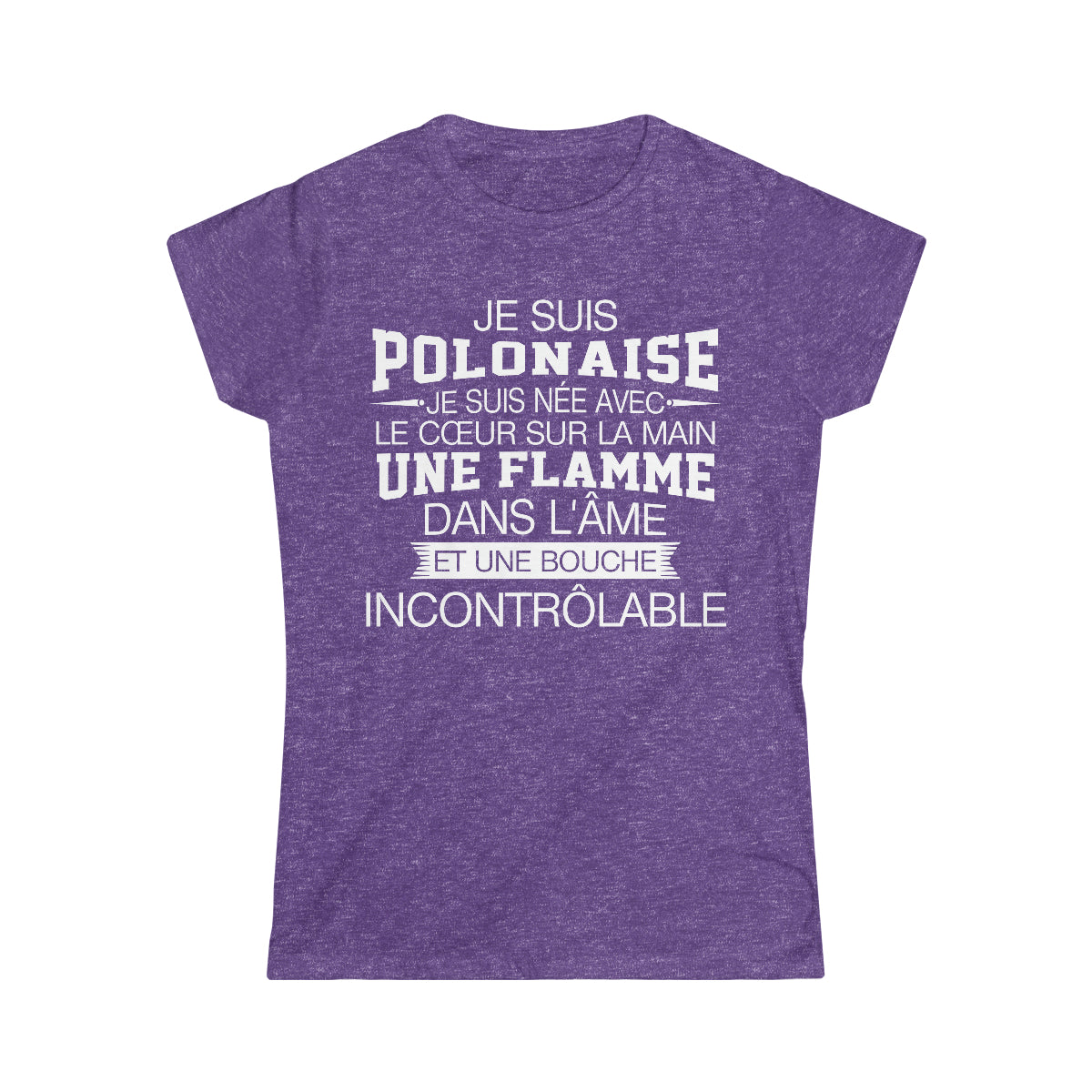 Je suis Polonaise, je suis née avec le coeur sur la mai