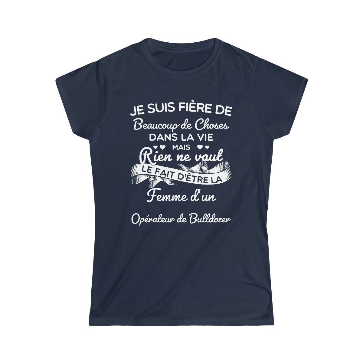 Fière femme d'un Opérateur de Bulldozer