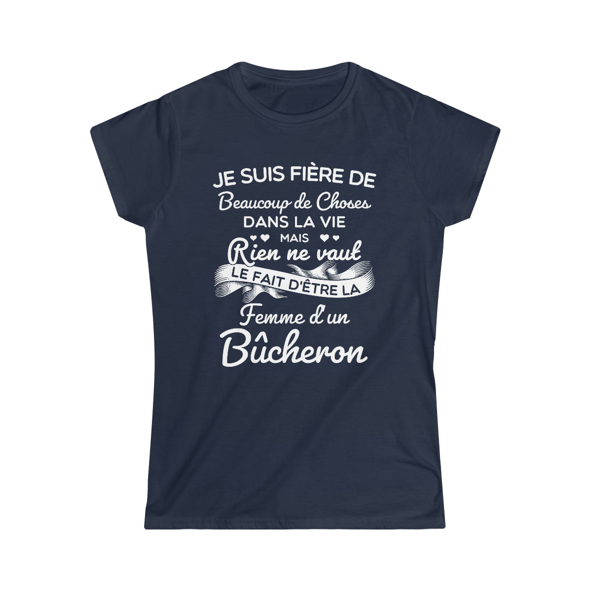 Fière femme d'un Bûcheron
