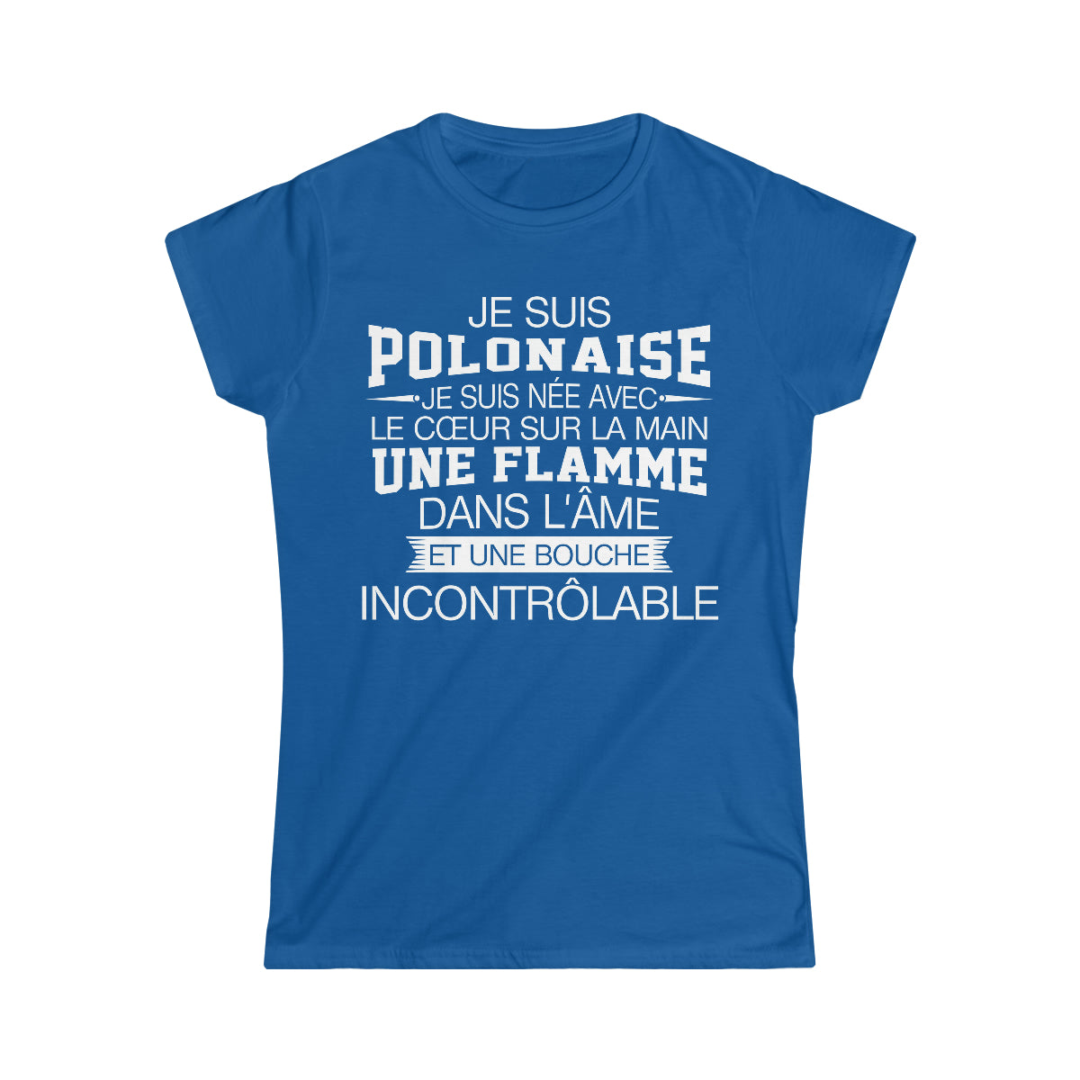 Je suis Polonaise, je suis née avec le coeur sur la mai
