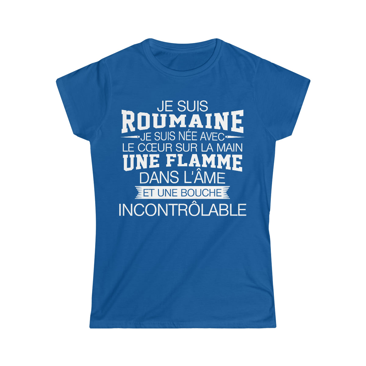 Je suis Roumaine, je suis née avec le coeur sur la mai