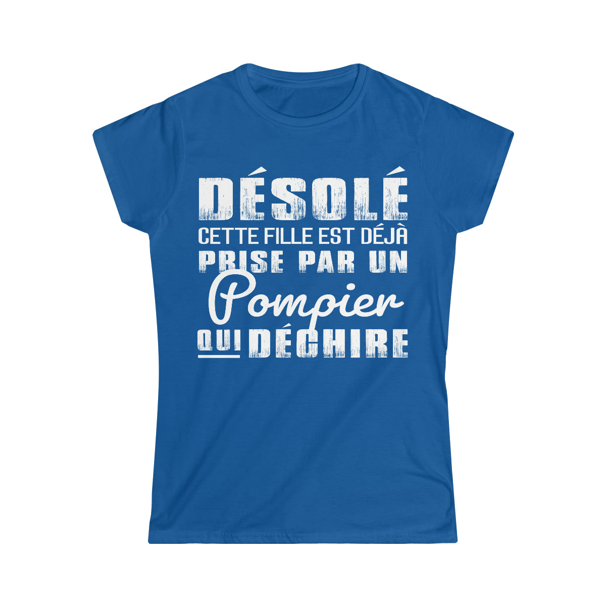 Prise par un Pompier qui déchire