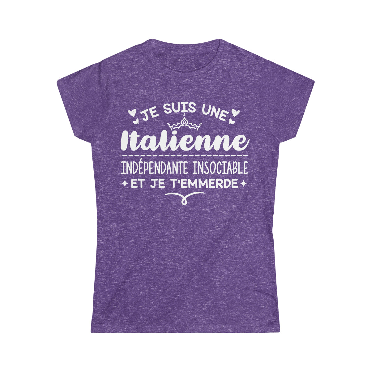 Je suis une Italienne indépendante insociable