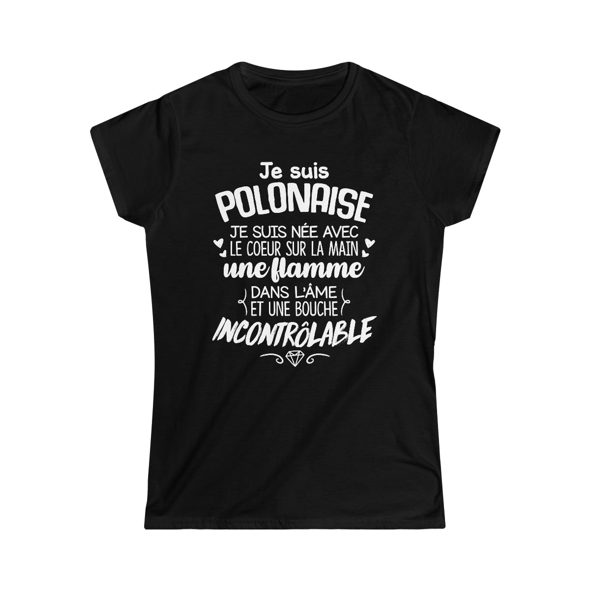 Je suis Polonaise, je suis née avec le coeur sur la mai