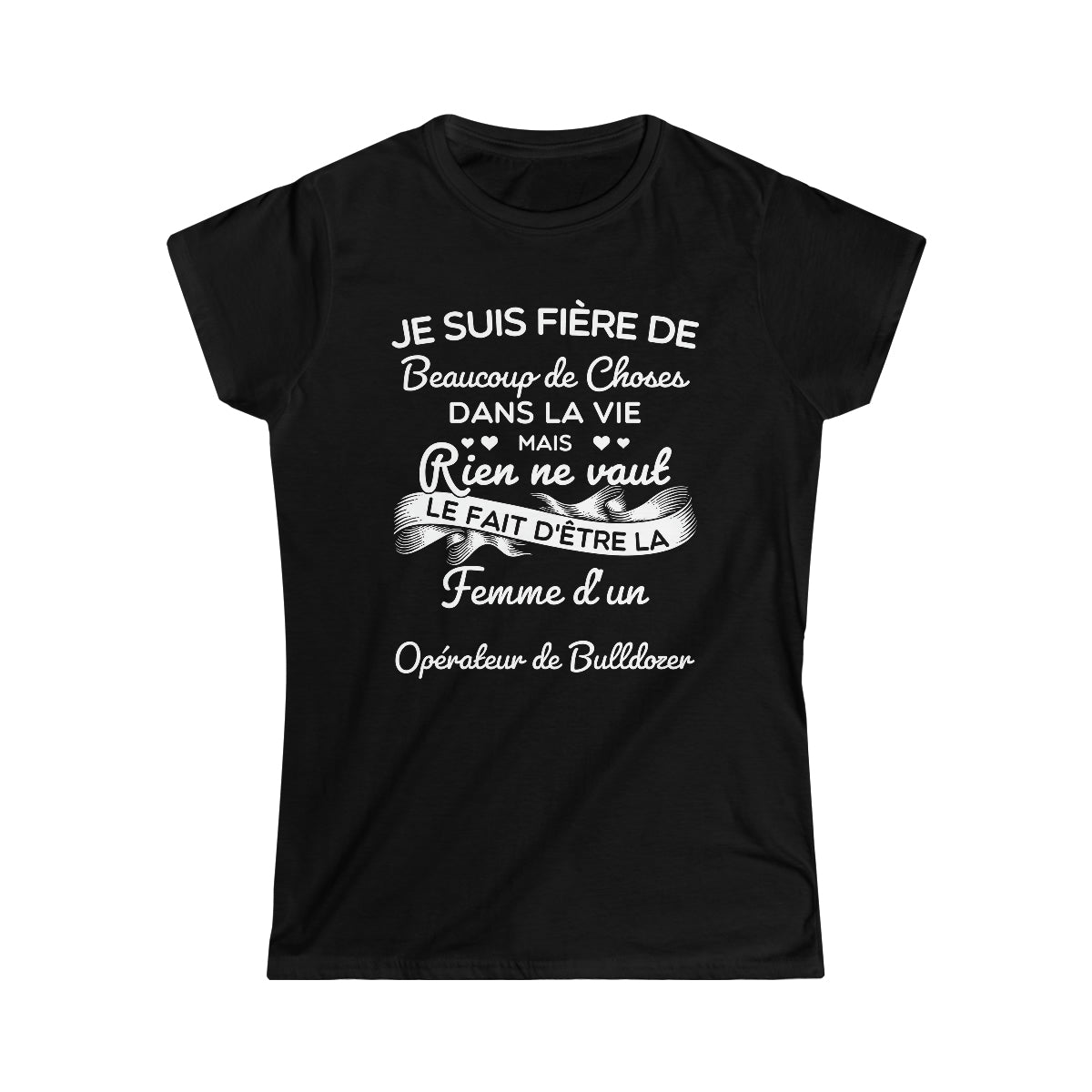 Fière femme d'un Opérateur de Bulldozer