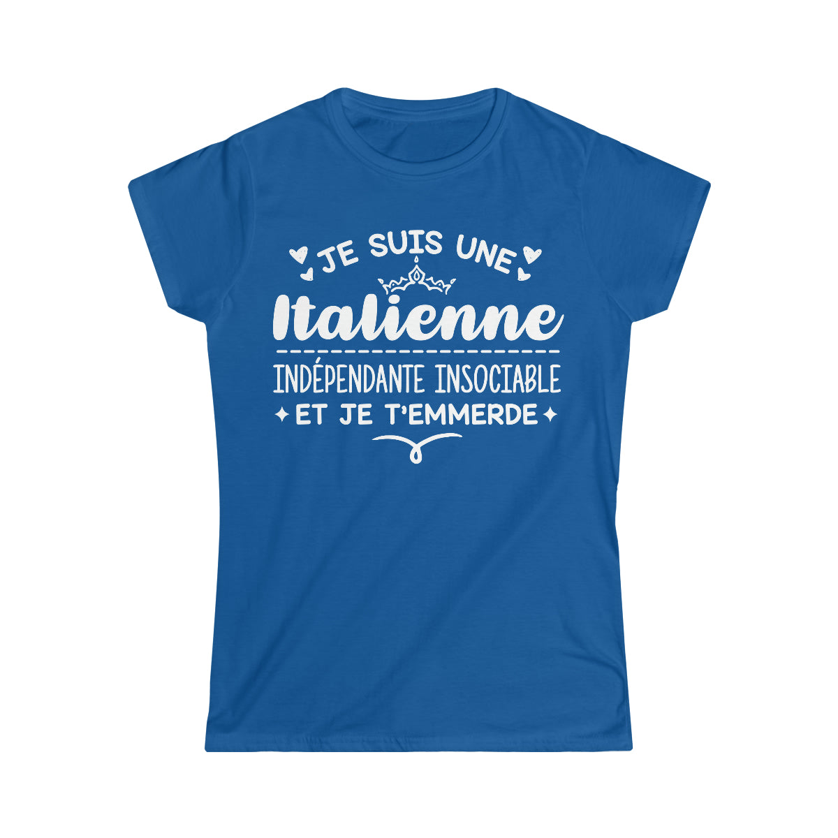 Je suis une Italienne indépendante insociable