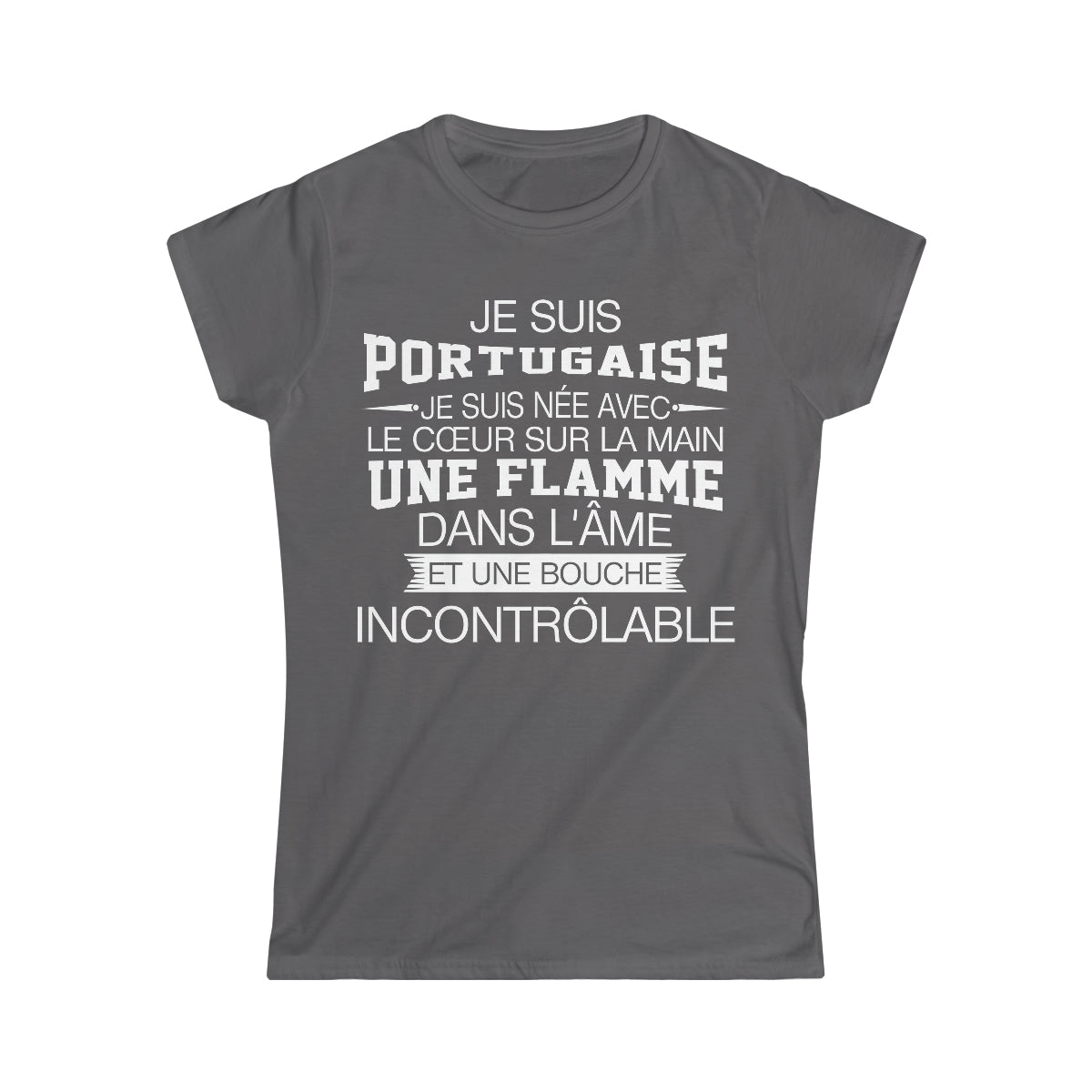 Je suis Portugaise, je suis née avec le coeur sur la mai