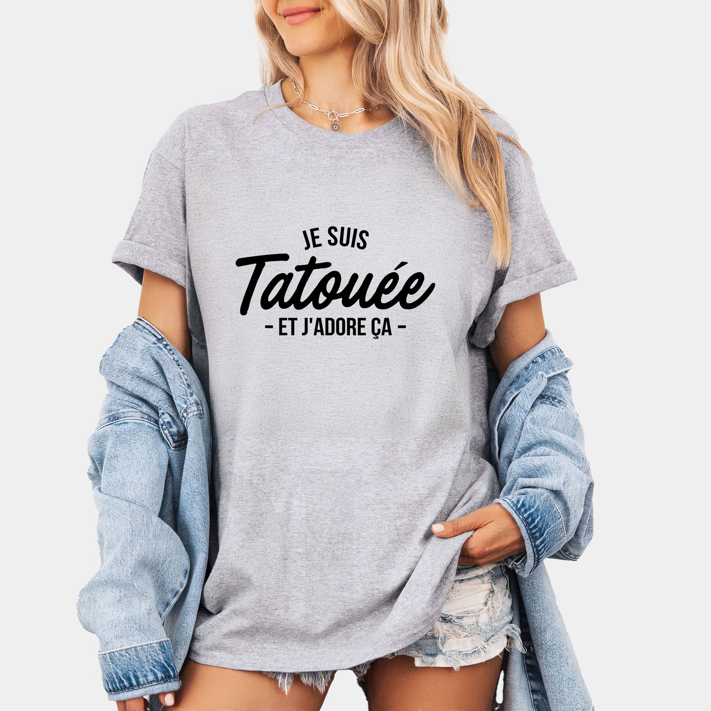 Je suis tatouée et j'adore ça