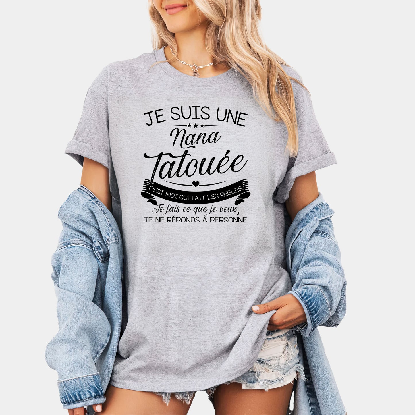 Je suis nana tatouée c'est moi qui fait les régles, je fais ce que je veux je ne réponds à personne