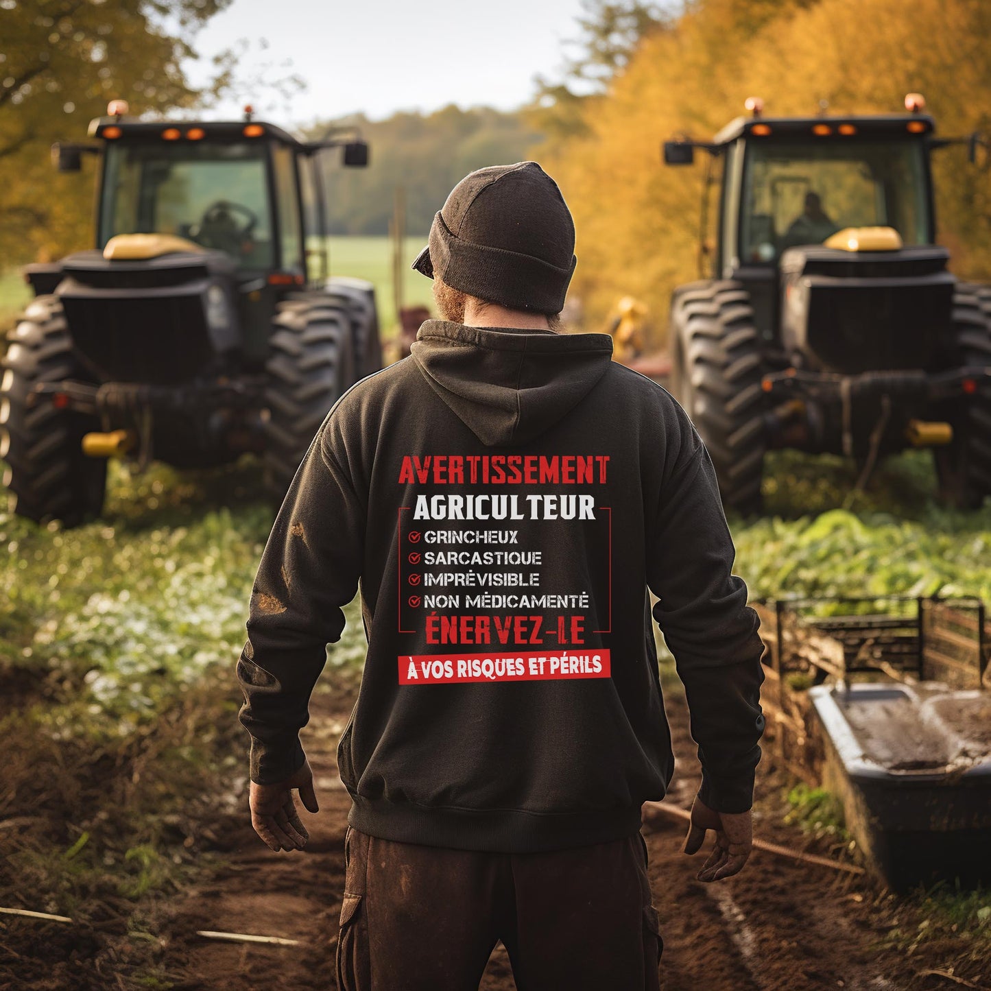 Agriculteur, grincheux, sarcastique, imprévisible, non médicamenté