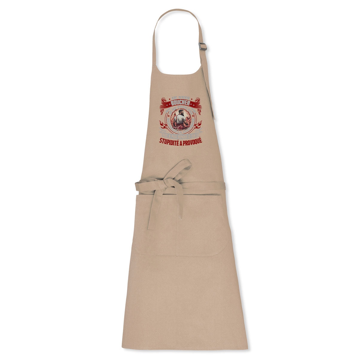 Tablier - Je suis Boucher, je ne peux pas réparer la stupidité