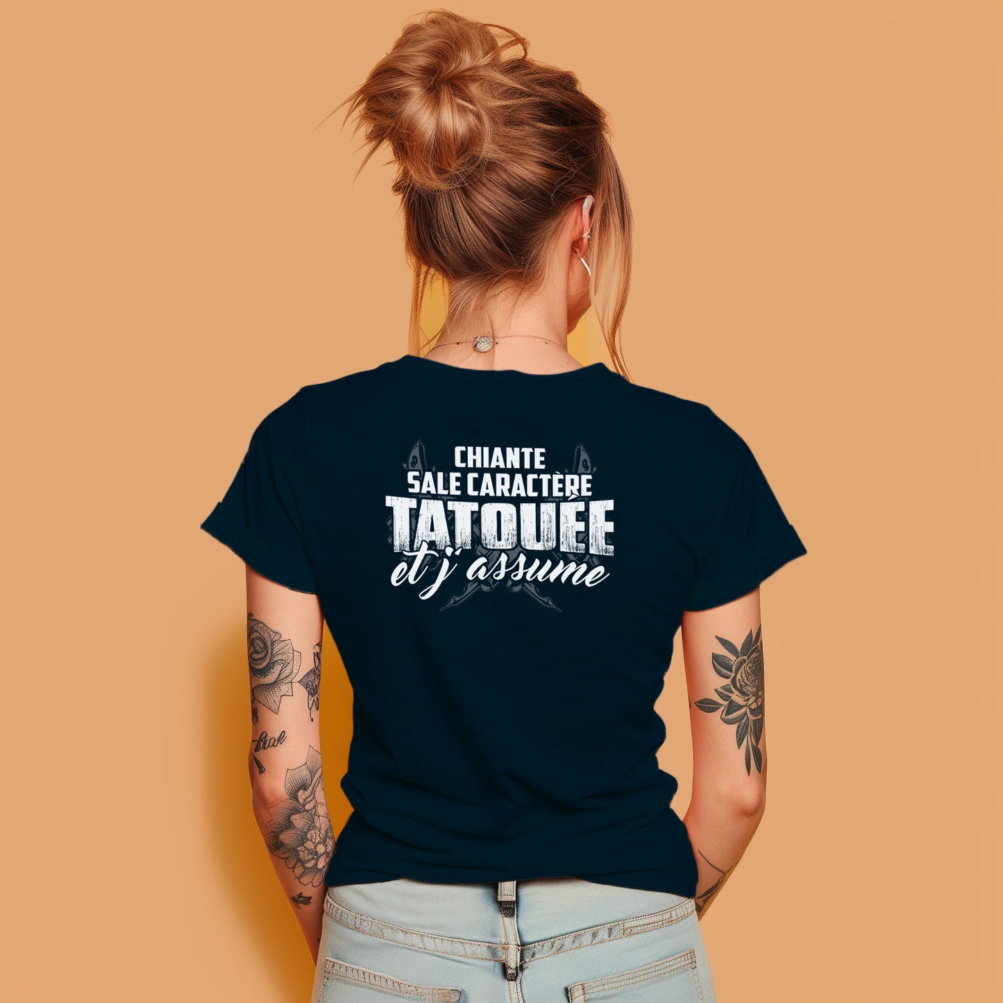 chiante, sale caractère, tatouée et j'assume