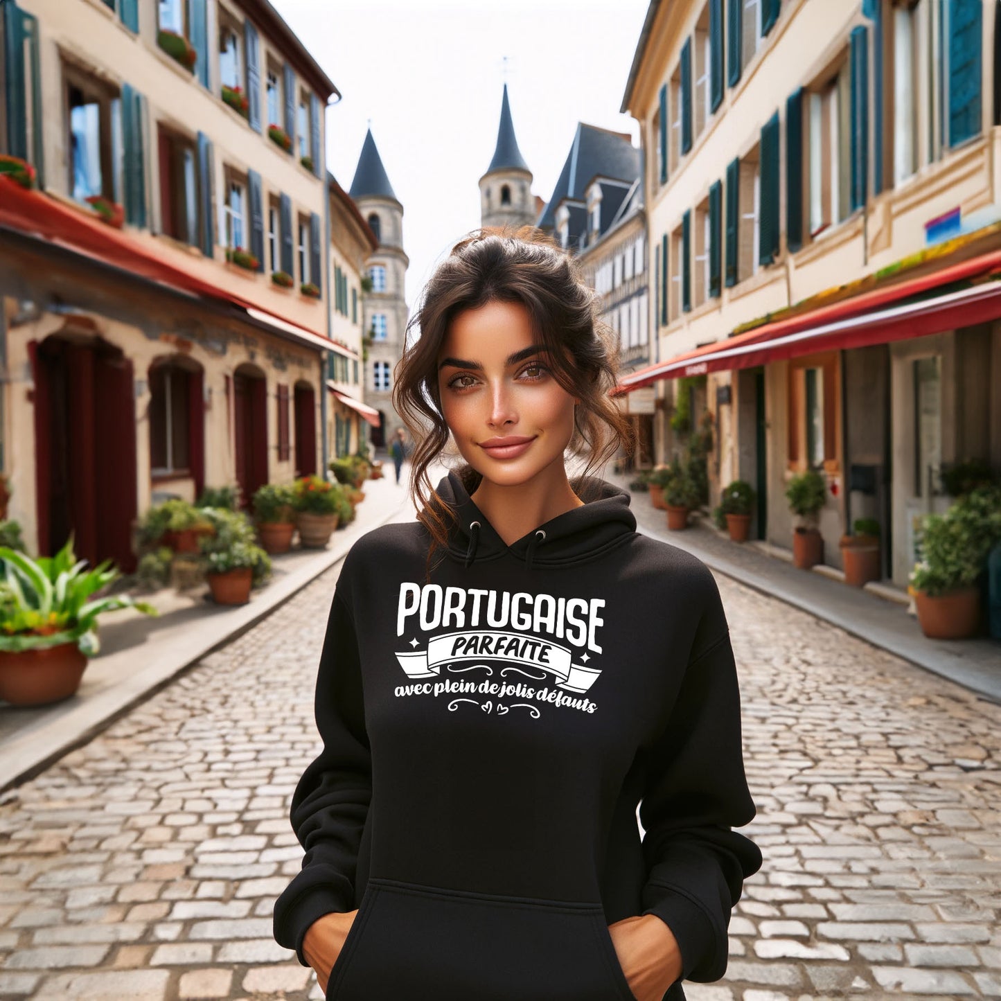 Portugaise parfaite avec plein de jolis défauts