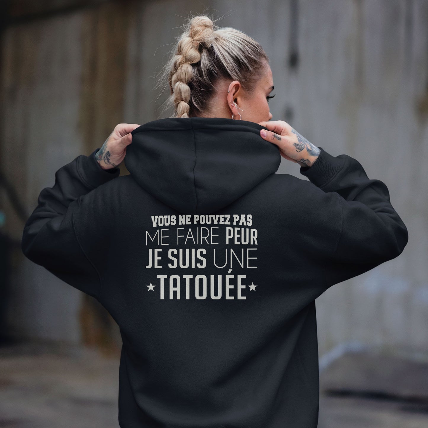 Vous ne pouvez pas me faire peur je suis une tatouée