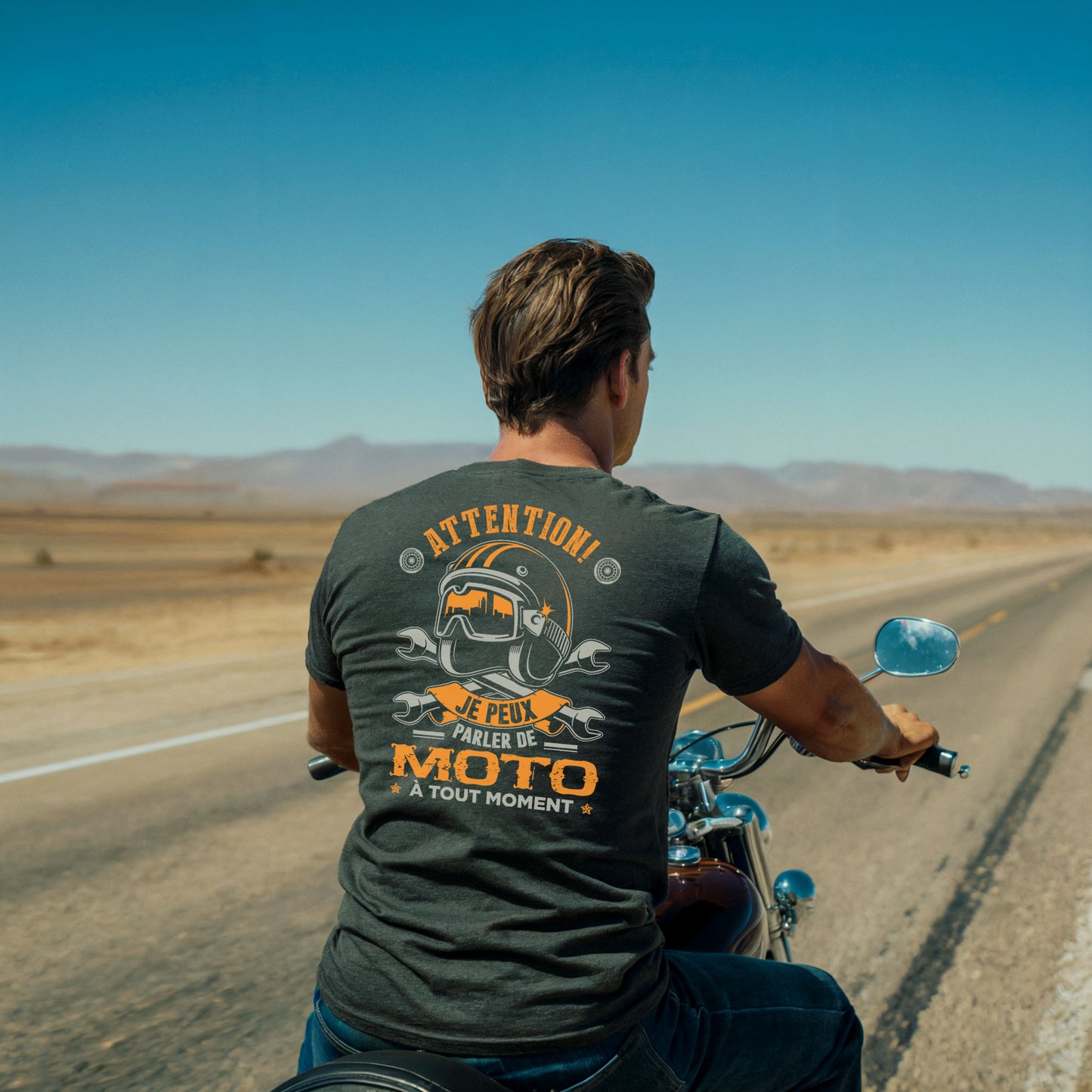 Je peux parler de moto à tout monment