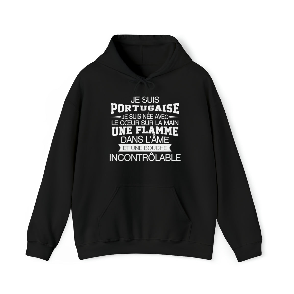 Je suis Portugaise, je suis née avec le coeur sur la mai