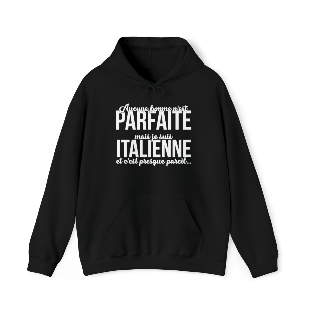 Je suis Italienne et c'est presque pareil