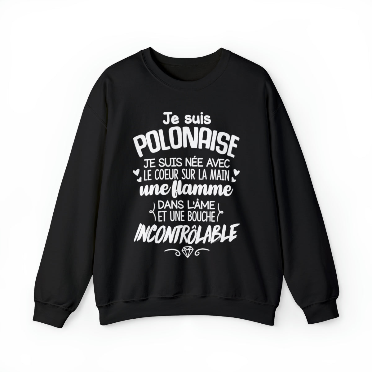 Je suis Polonaise, je suis née avec le coeur sur la mai