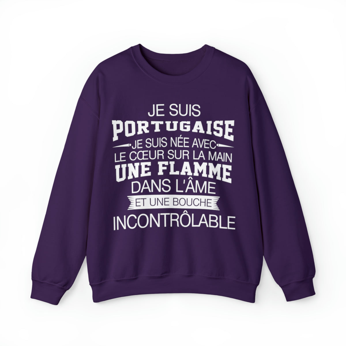 Je suis Portugaise, je suis née avec le coeur sur la mai