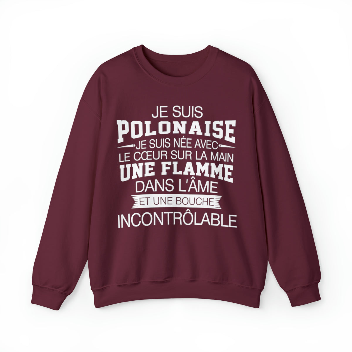 Je suis Polonaise, je suis née avec le coeur sur la mai