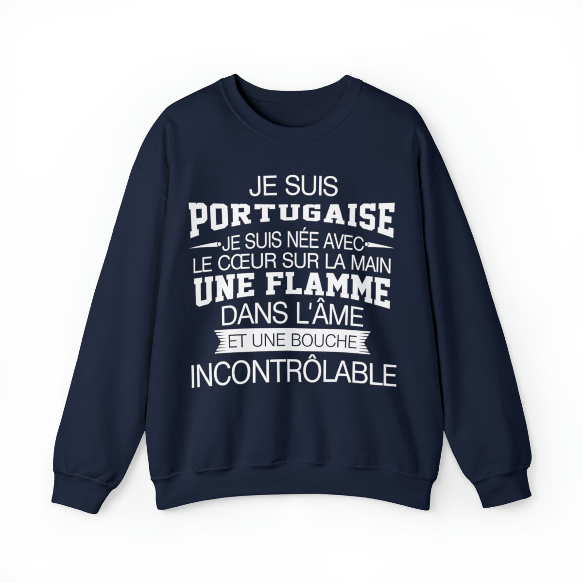 Je suis Portugaise, je suis née avec le coeur sur la mai