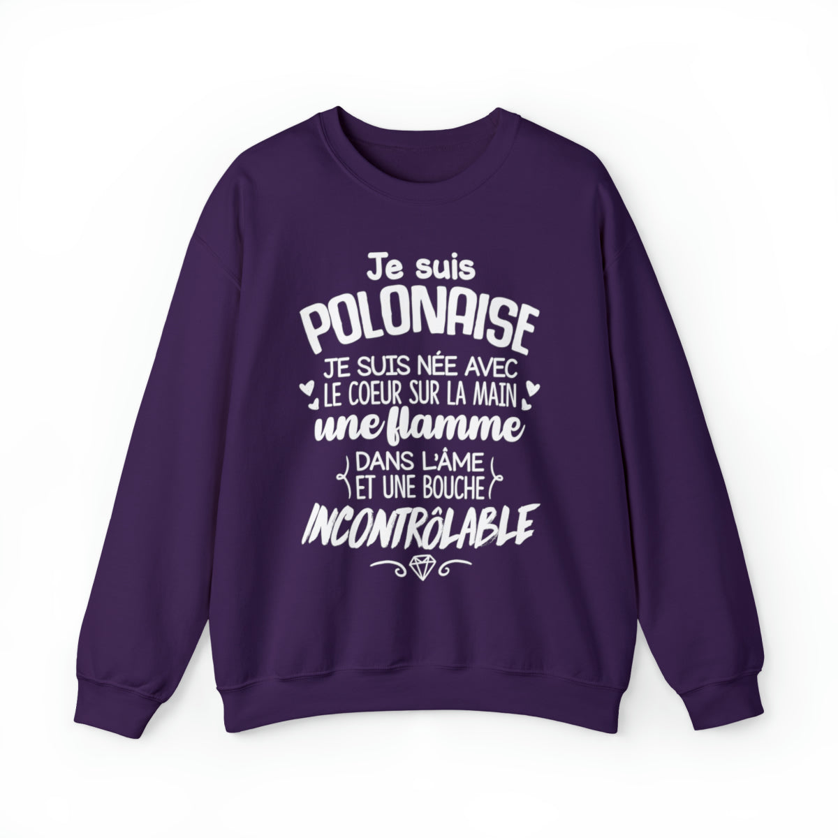 Je suis Polonaise, je suis née avec le coeur sur la mai