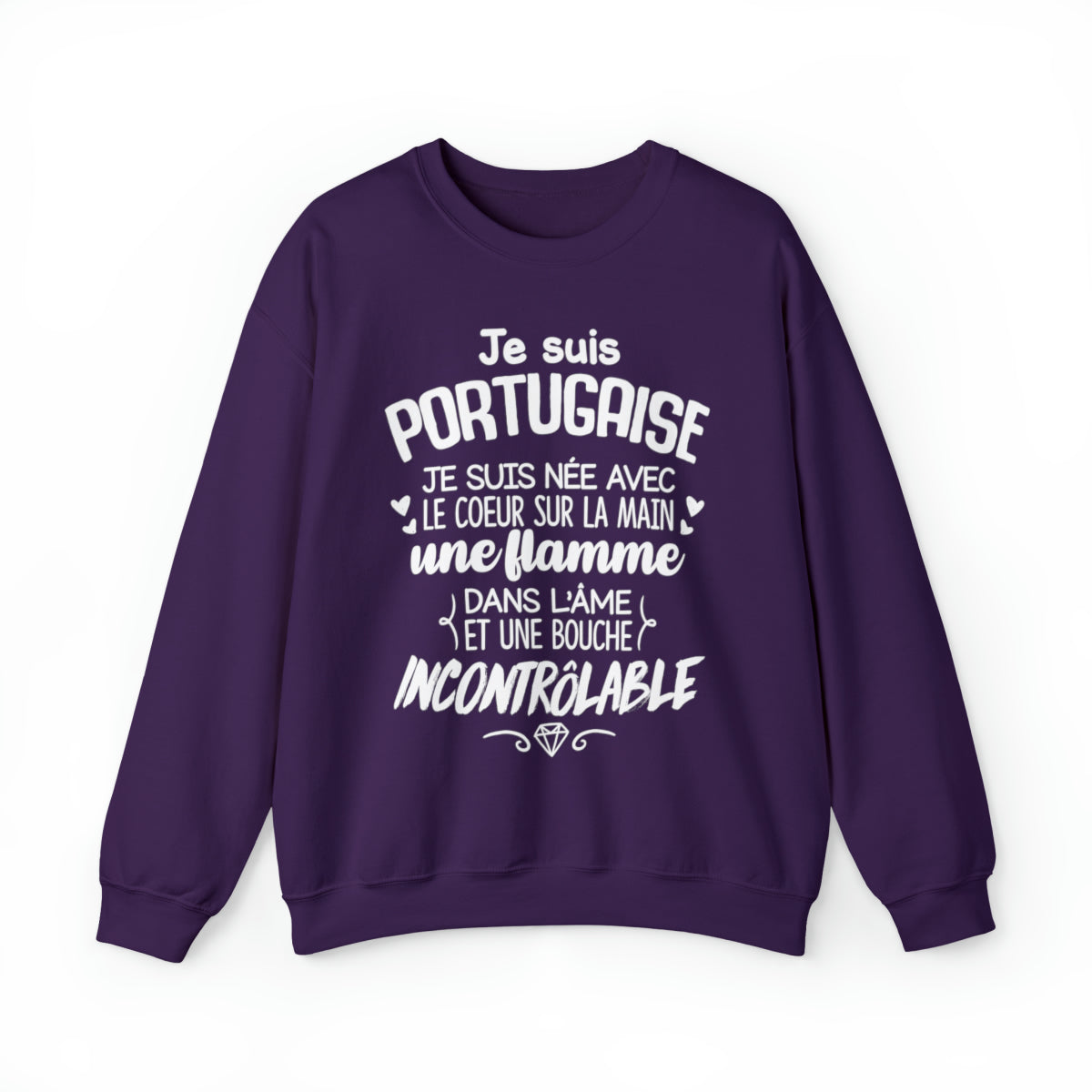 Je suis Portugaise, je suis née avec le coeur sur la mai