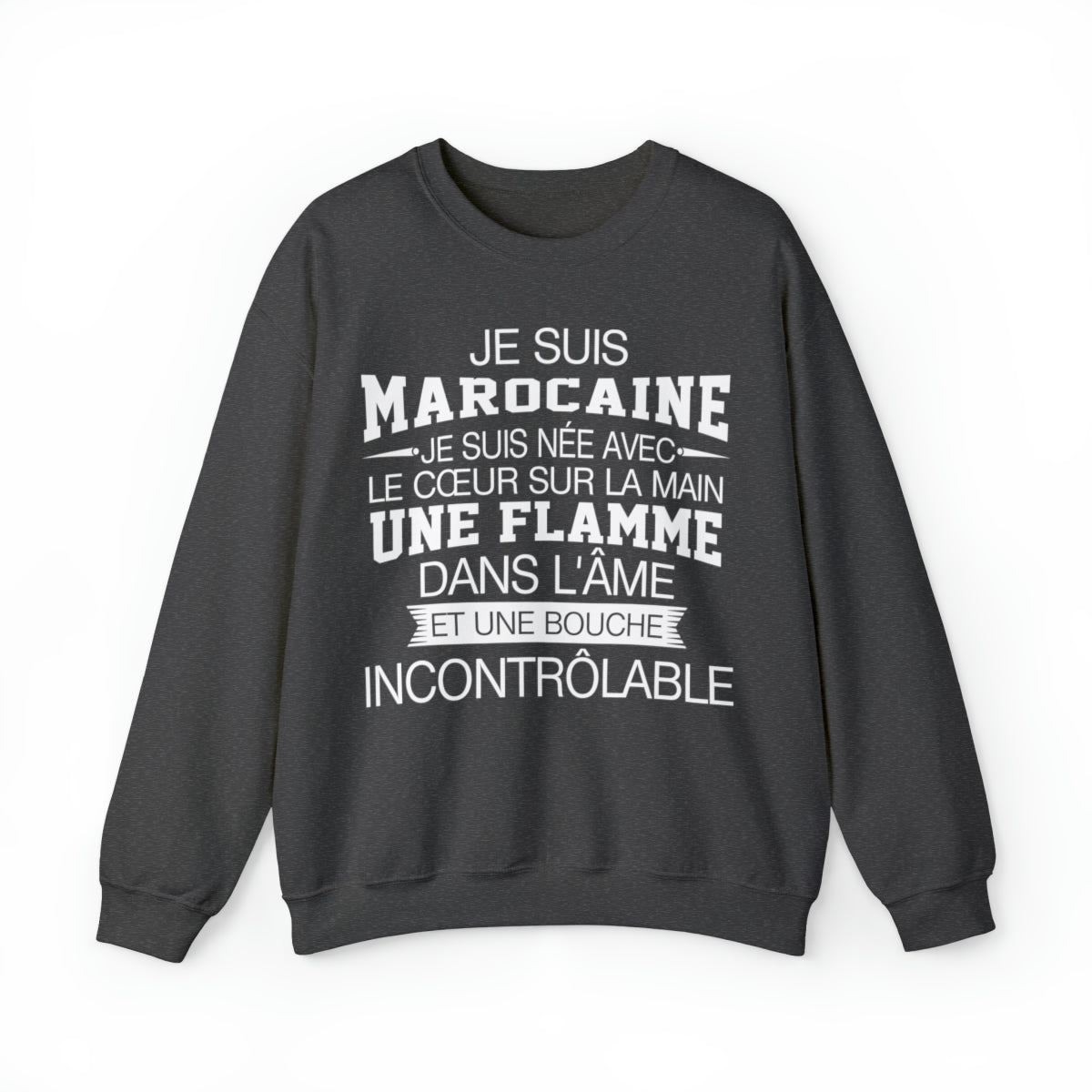 Je suis Marocaine, je suis née avec le coeur sur la mai