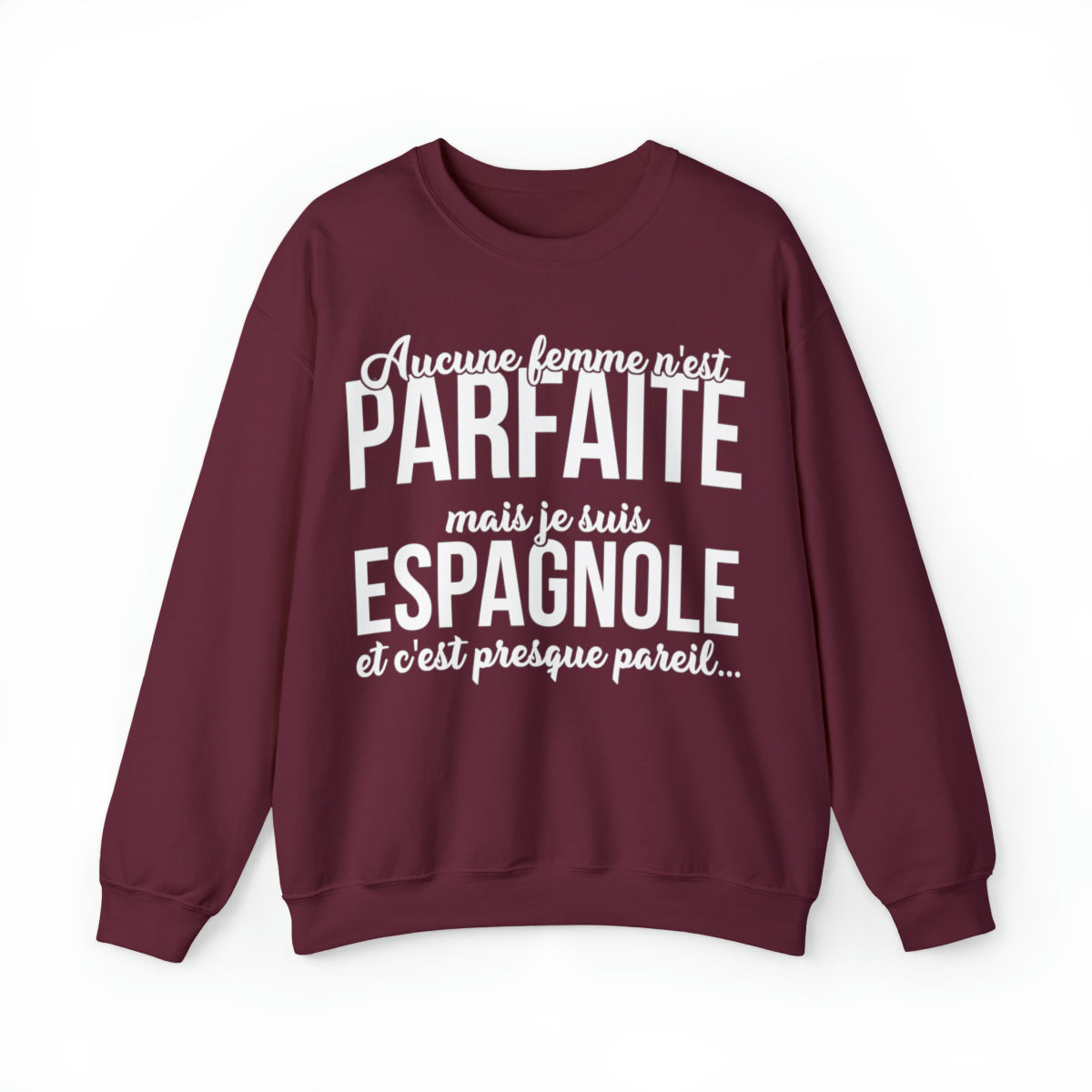 Je suis Espagnole et c'est presque pareil