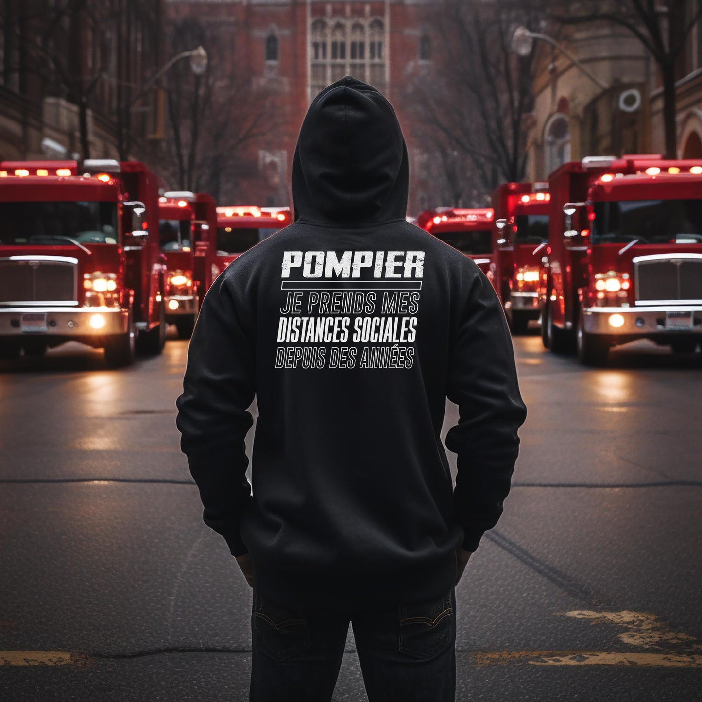 Pompier, expert en distances sociales