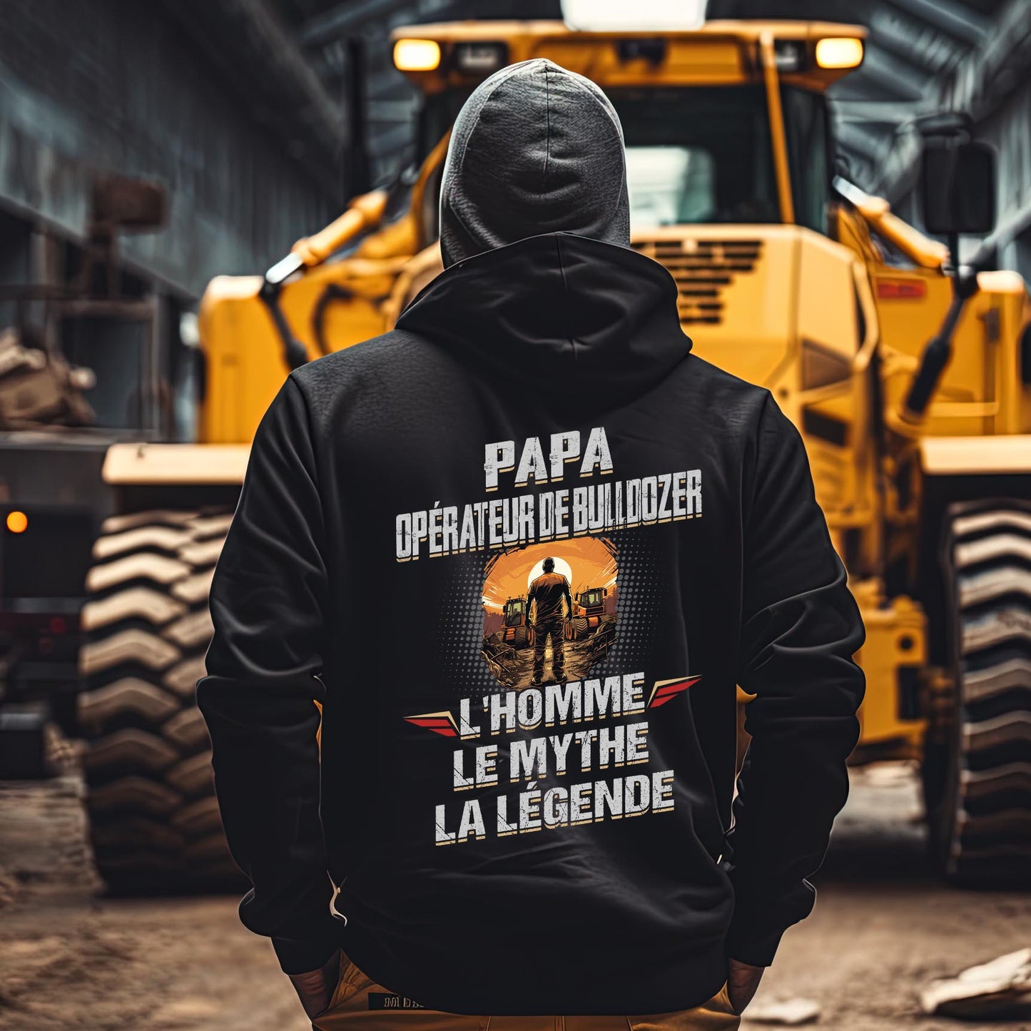 Papa, Opérateur de Bulldozer, Légende