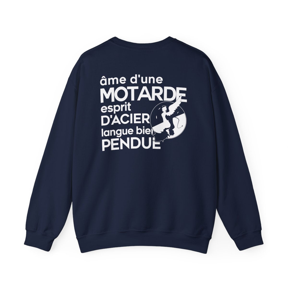 ÂME D'UNE MOTARDE, ESPRIT D'ACIER, LANGUE BIEN PENDUE