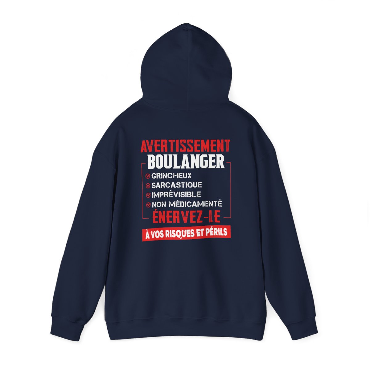 Boulanger, grincheux, sarcastique, imprévisible, non médicamenté