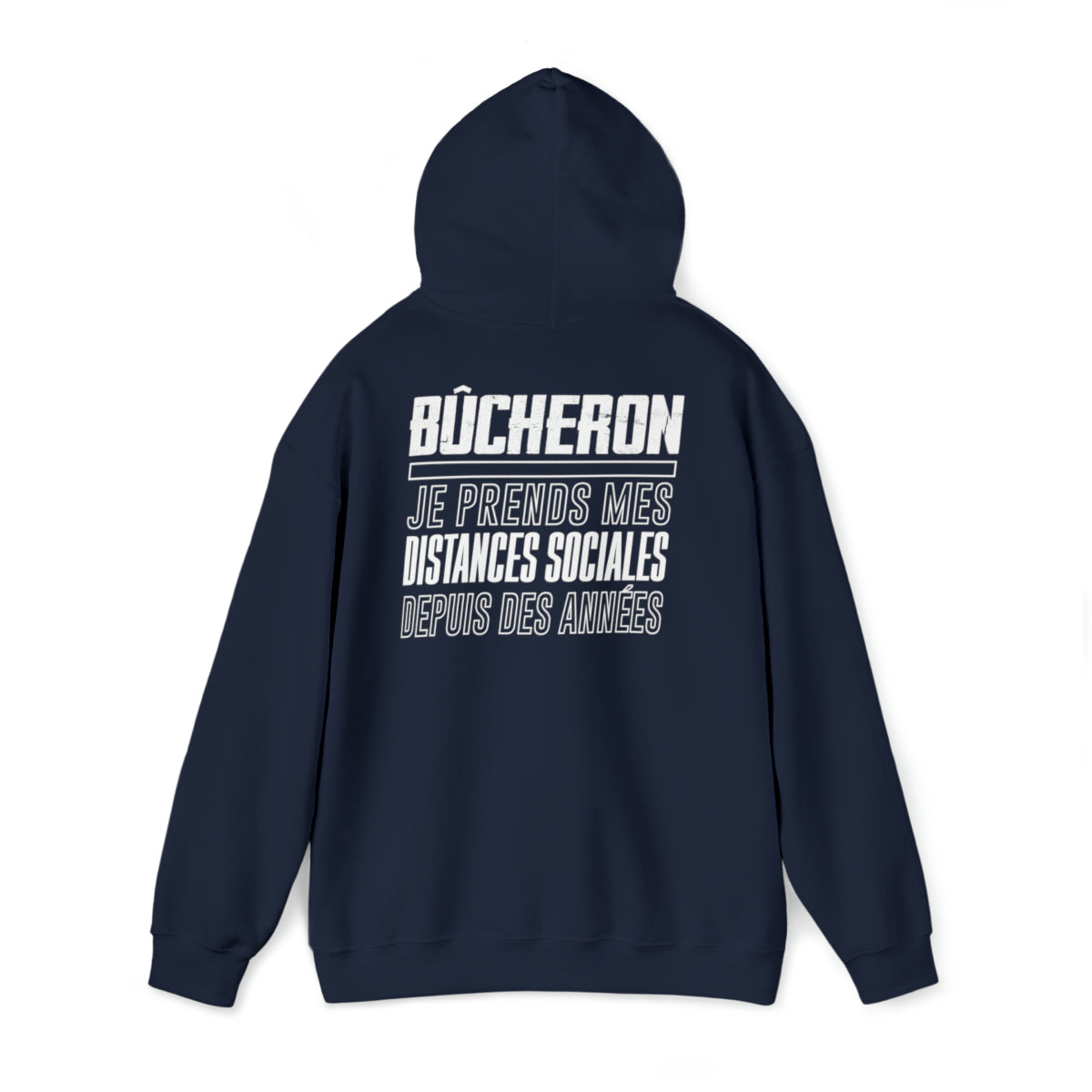 Bûcheron, expert en distances sociales