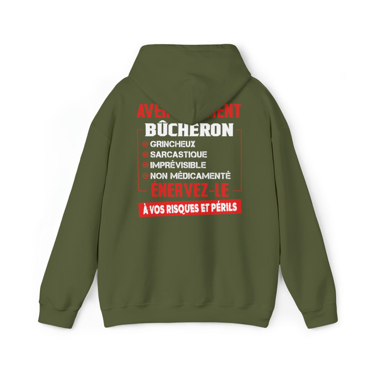 Bûcheron, grincheux, sarcastique, imprévisible, non médicamenté