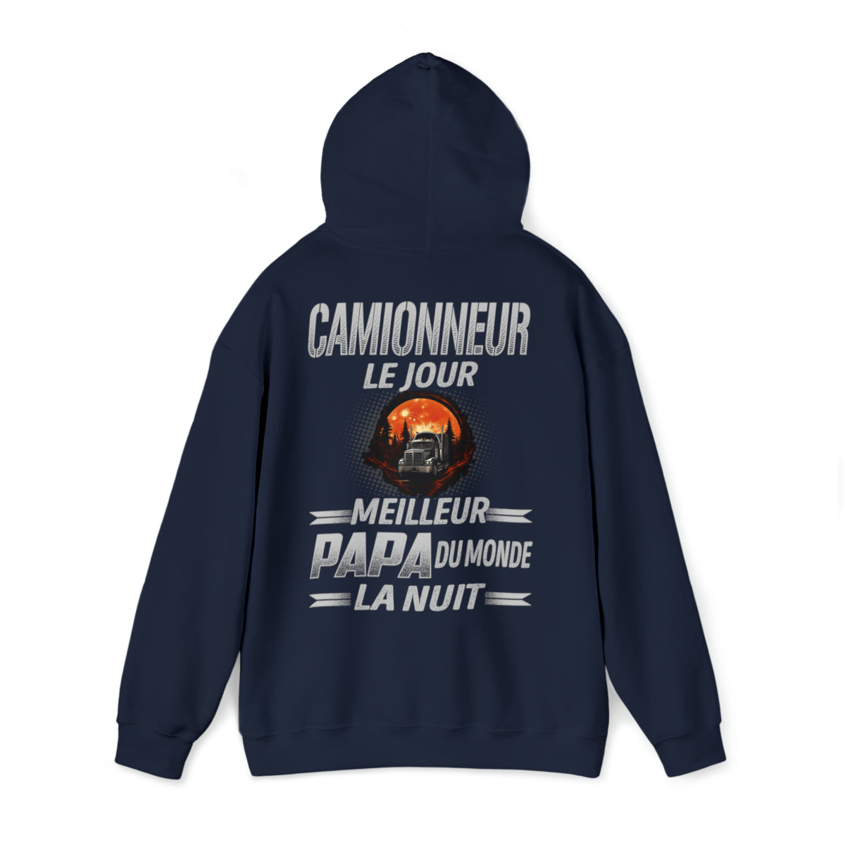 Camionneur le jour, papa la nuit