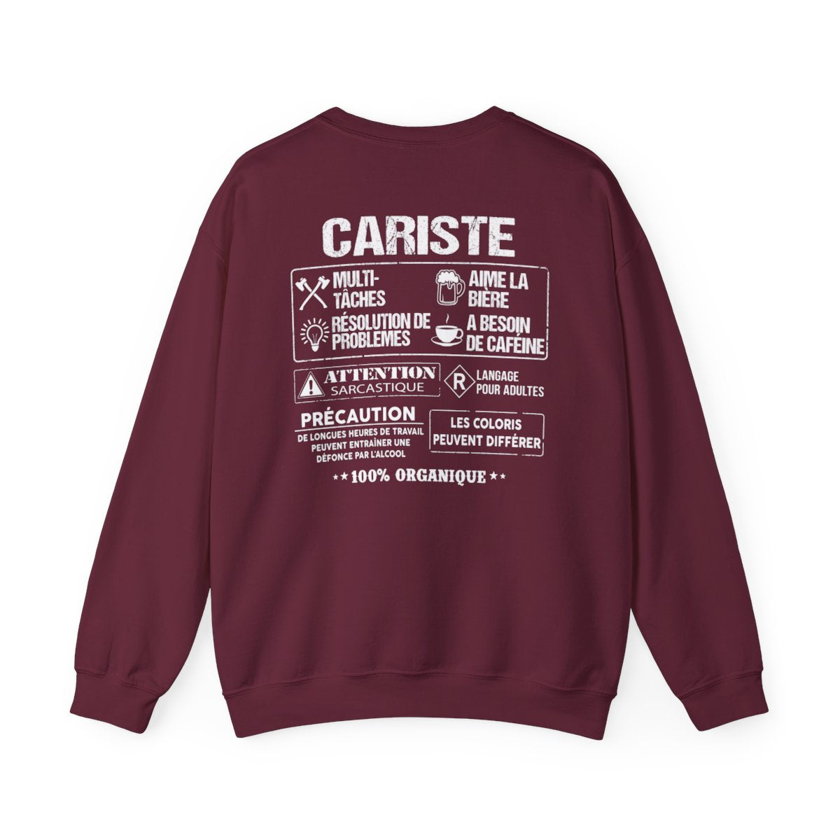 Cariste est la quintessence du travailleur