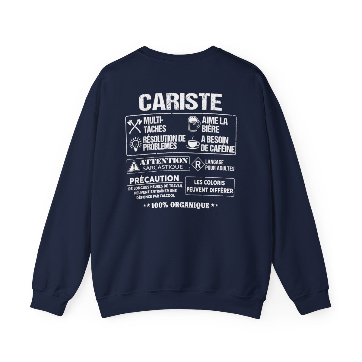 Cariste est la quintessence du travailleur