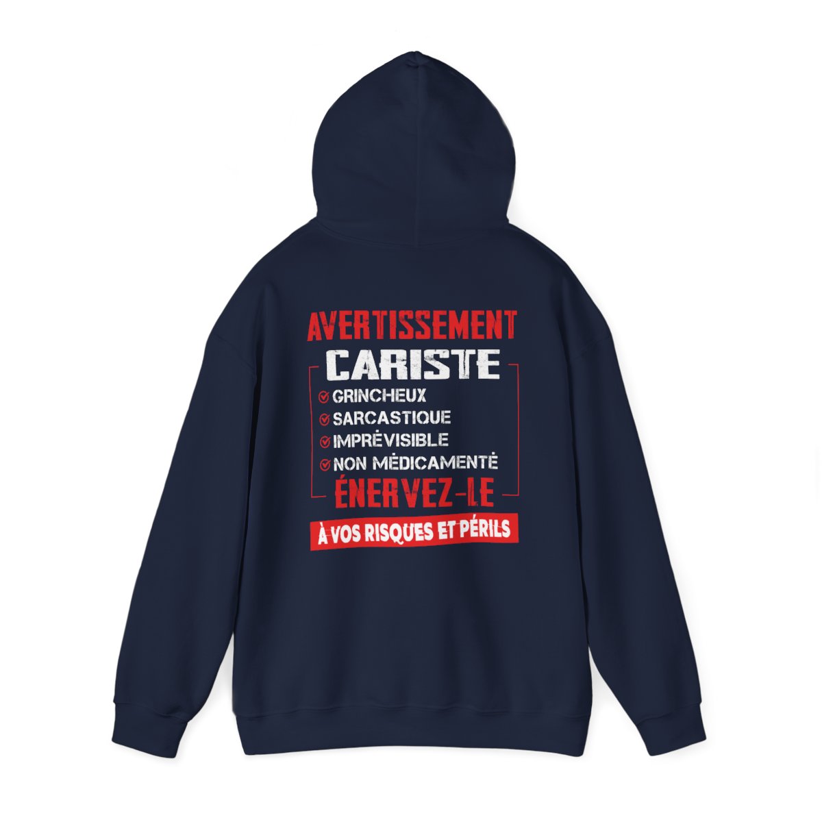Cariste, grincheux, sarcastique, imprévisible, non médicamenté