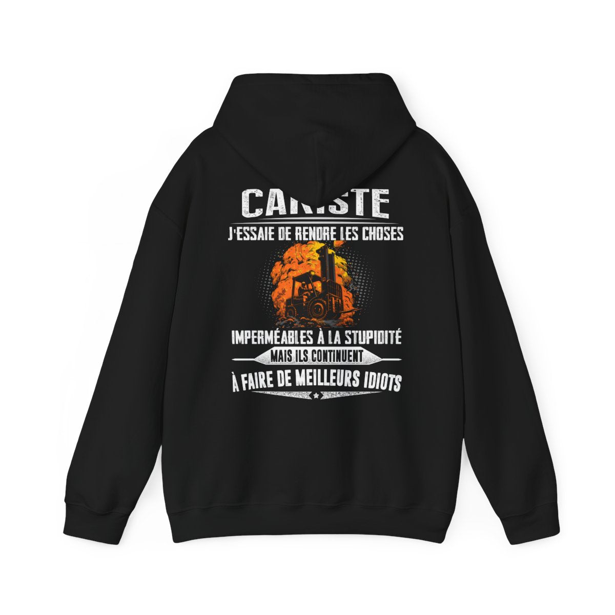 Cariste, j'essaie de rendre les choses imperméables à la stupidité